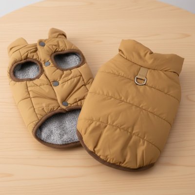 Manteau pour chien beige