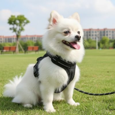 Harnais pour petit Chien sur notre toutou