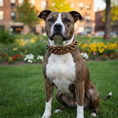 Collier Chien en cuir avec notre compagnon 