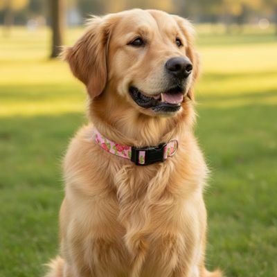 Collier chien sur notre ami au parc