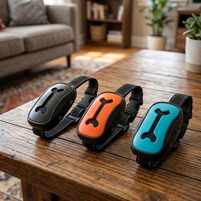 Collier de dressage pour chien en trois colories