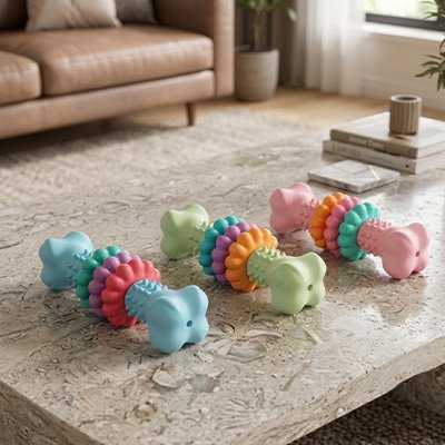 Jouets pour chien​s trois couleurs