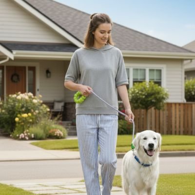 Longe chiens en sortie entre amies