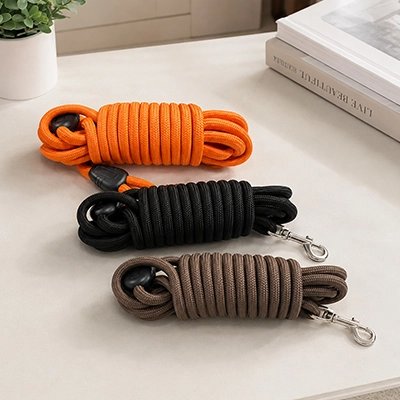 Longe pour chien trois couleurs