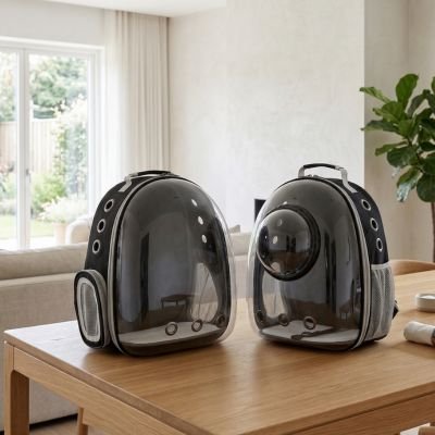 Sac a dos chien deux coques différentes
