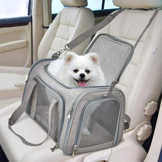 Sac de transport pour chien avec toutou