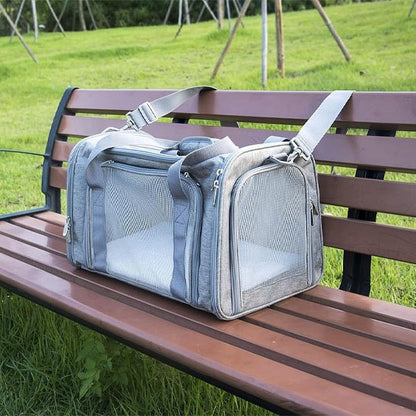 Sac de transport pour chien gris