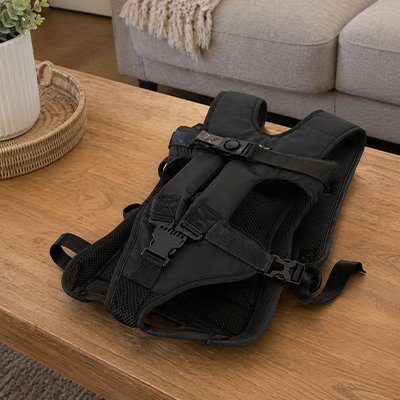 Sac de transport pour chien noir